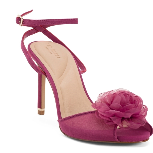 Ted Baker Shoes - 💜🔹️Ted Baker🔹️ Raspberry LIV Heels with Floral Detail